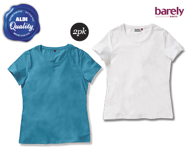 LADIES T-SHIRT 2PK