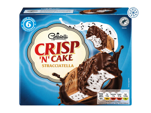 Gelatelli Crisp 'N' Cake Stracciatella
