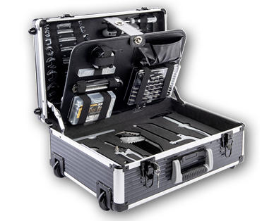 WORKZONE(R) Werkzeugkoffer-Set, 128-teilig