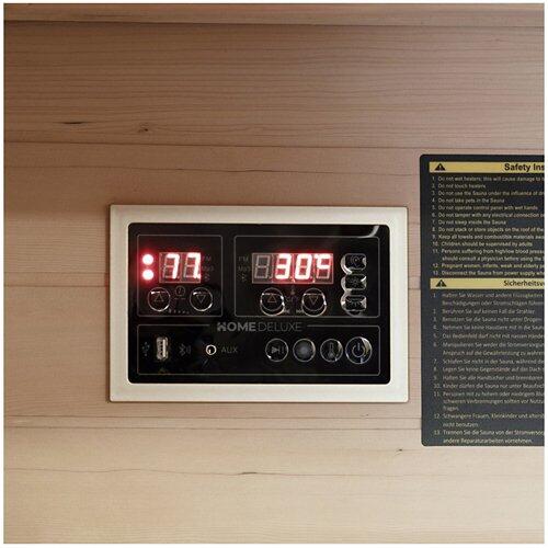 HOME DELUXE Infrarotkabine Nero M