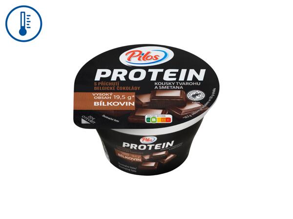 Protein jogurt s kousky tvarohu