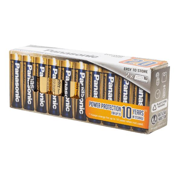 PANASONIC(R) 	 				Batterien, 20 St.
