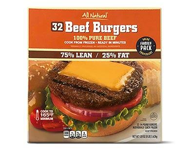 Family Pack 75/25 Ground Beef Patties