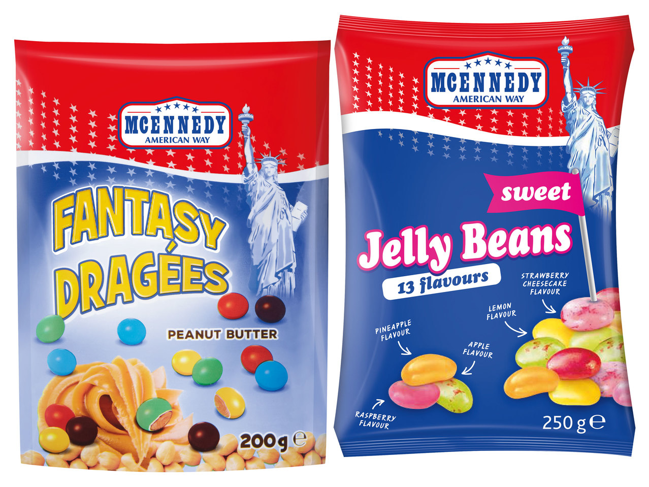 MCENNEDY Fantasy Dragees oder Jelly Beans