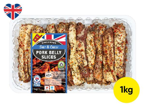 Birchwood XXL Salt & Chilli Pork Belly Slices