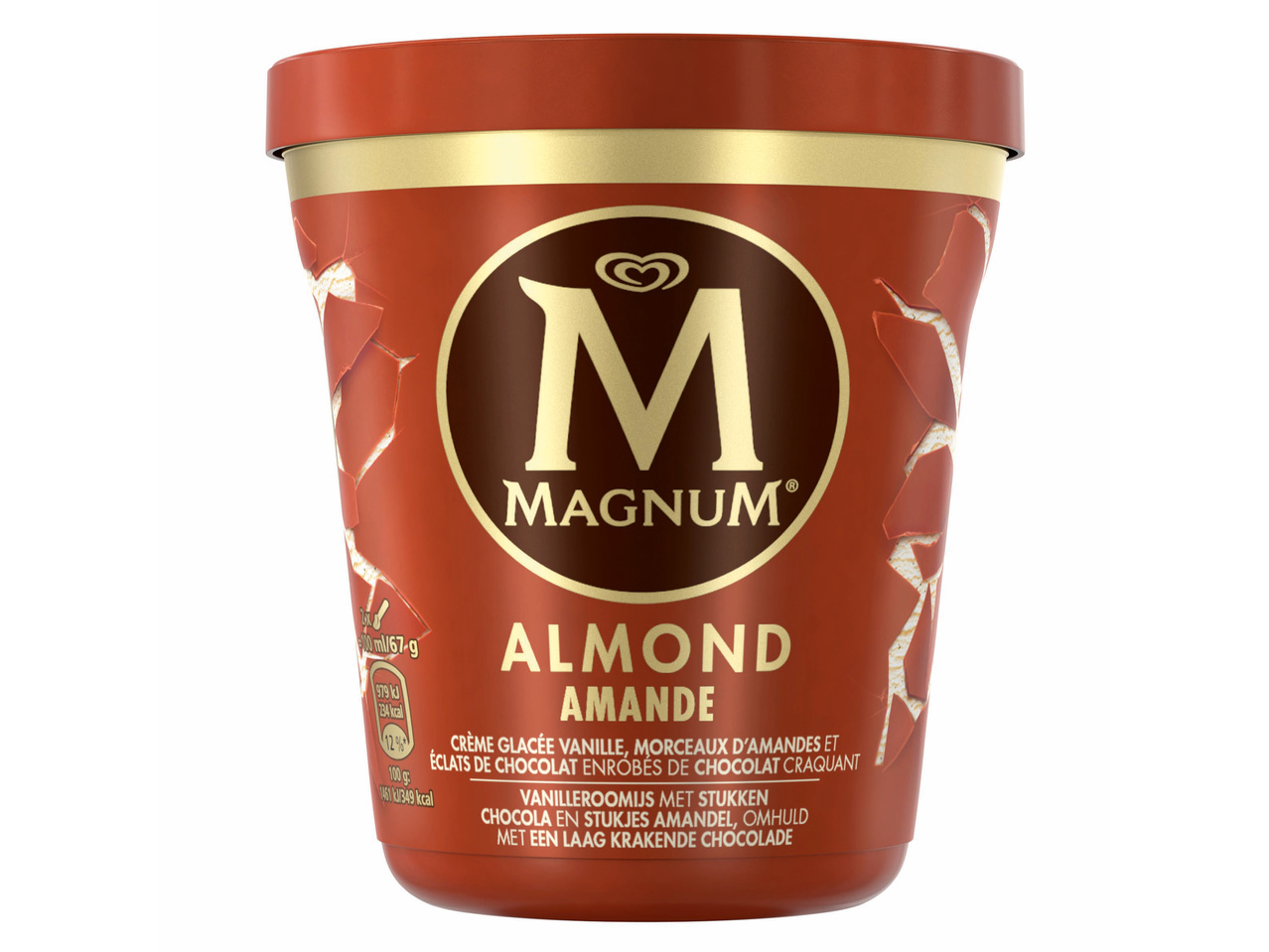 Crème glacée en pot