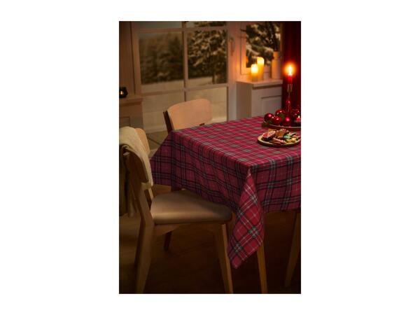 Livarno Home Red Tablecloth