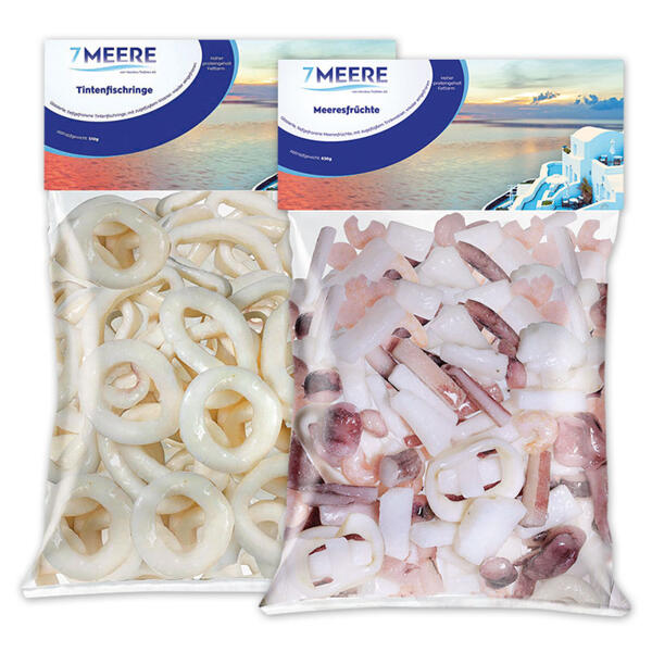 Tintenfischringe / Meeresfrüchte