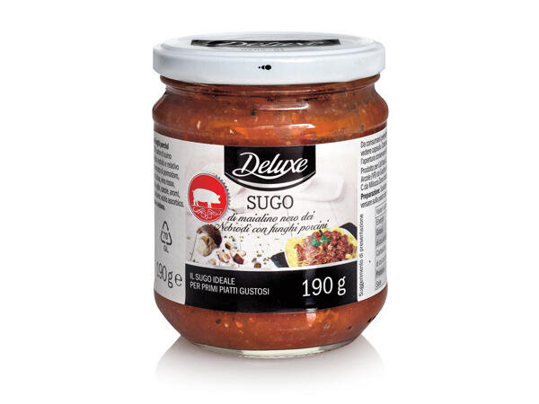 Sauce with Black Nebrodi Pig with Porcini Mushrooms