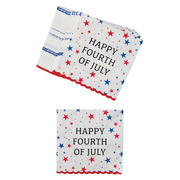 KIRKTON HOUSE Happy 4th of July Americana Napkins