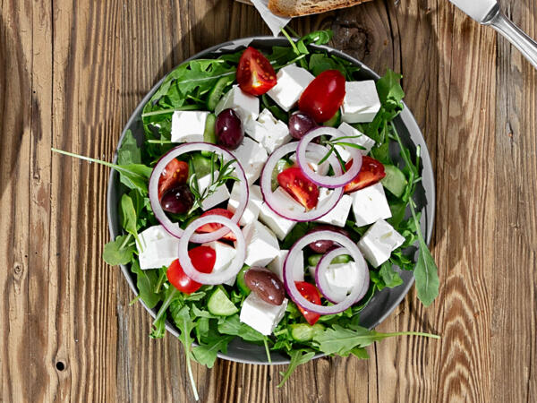 Feta- oder Schafkäse