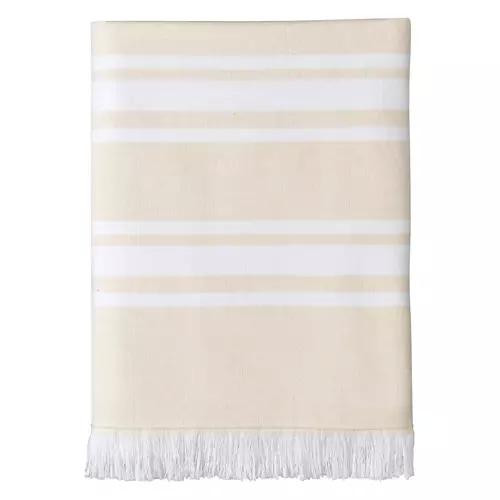 30" X 56" Coastal Turkish Bath Towel, Yellow