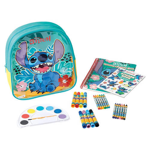 Children's Backpack & Coloring Activity Set - Disney Stitch
