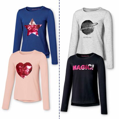 T-Shirts für Mädchen, 2 St.
