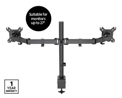 Single Arm Gas Spring Monitor Mount or Dual Arm Monitor Mount