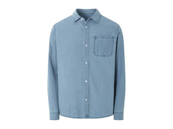 Livergy Men's Denim Shirt - Light