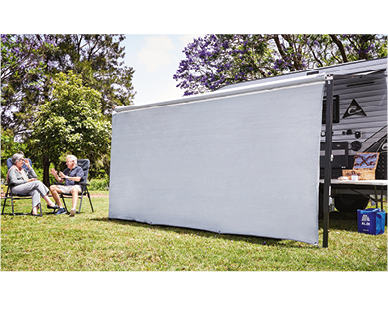 Caravan Privacy Front Wall