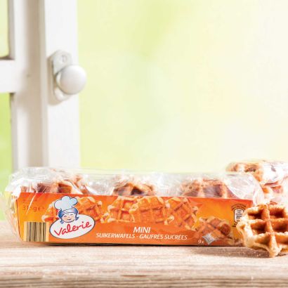 Mini gaufres au sucre, 9 pcs
