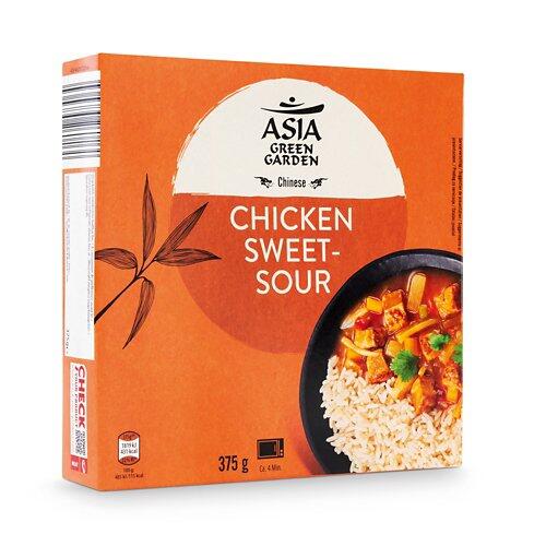 ASIA GREEN GARDEN Chinesisches Fertiggericht, Curry Süss-Sauer