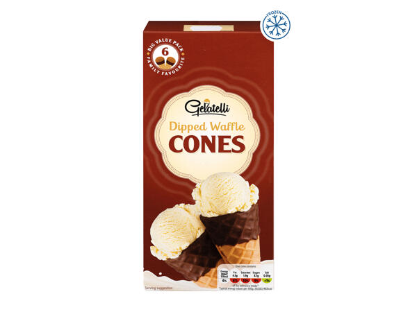 Bon Gelati Vanilla Waffle Cones