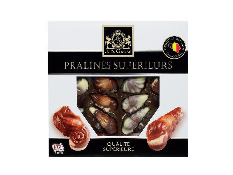 Fruits de mer en chocolat