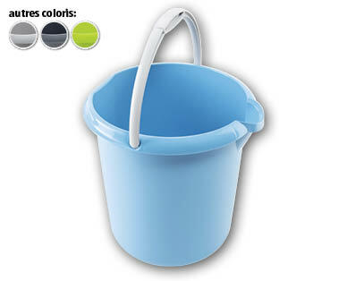 EASY HOME(R) Seau en plastique de 10 l