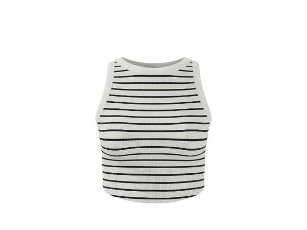 Dámský žebrovaný crop top, 2 kusy