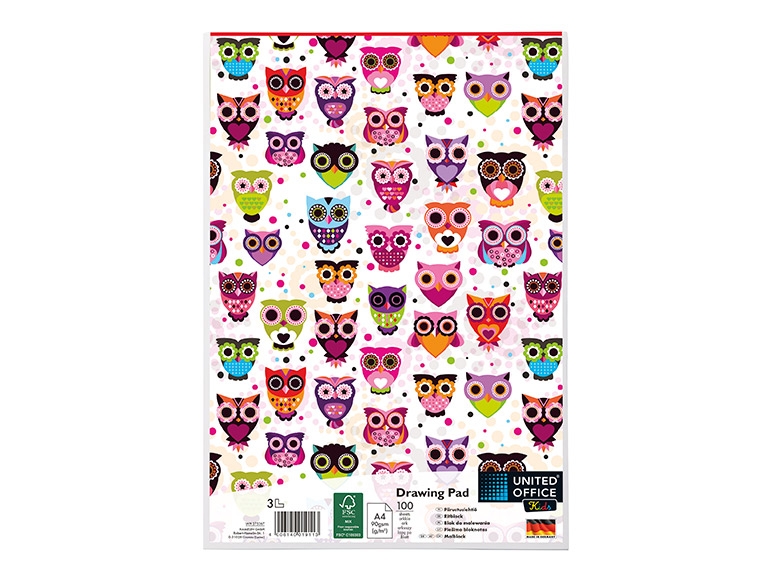 UNITED OFFICE KIDS A4 Drawing Pad