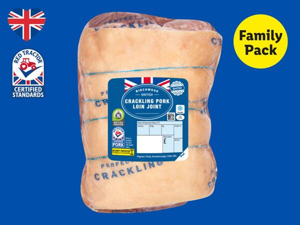 Birchwood Crackling British Pork Loin Joint