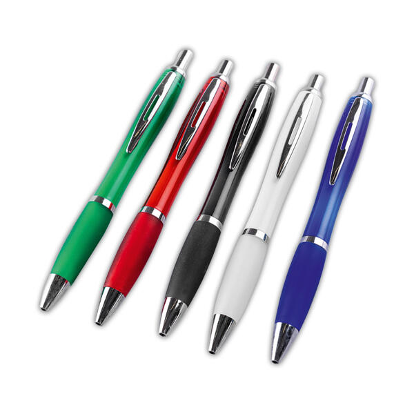 Kugelschreiber Grip "Metallic" oder "Neon" 5er