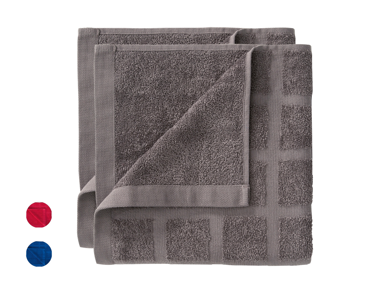 Serviettes de toilette éponge, lot de 2