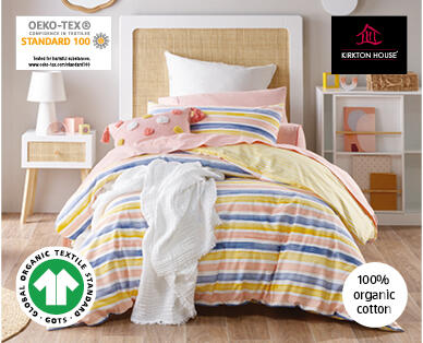 Organic Cotton Quilt Cover Set – Single Size