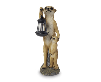 Solar Meerkat Figurines