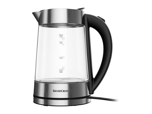 Silvercrest Colour-Changing Glass Kettle