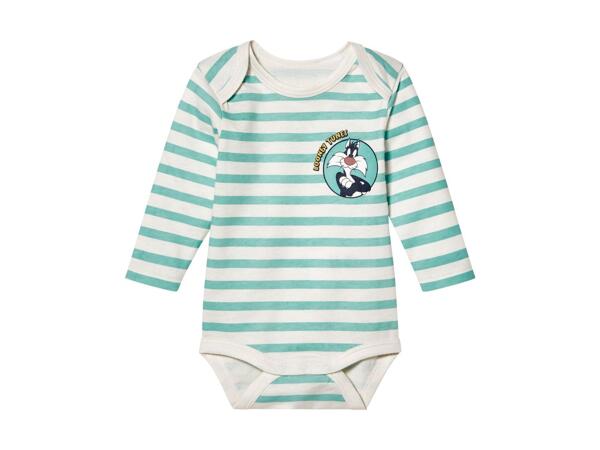 WARNER WORLD(R) Langærmet babybody
