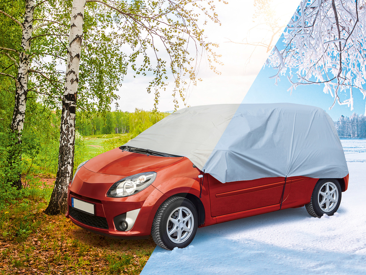 Ultimate Speed Half Car Cover1