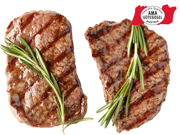 Frische Minutensteaks vom Rind