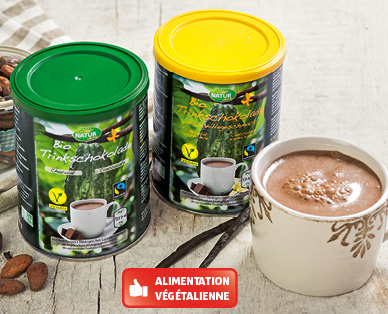 Boisson au chocolat au lait bio NATUR AKTIV BIO FAIRTRADE MAX HAVELAAR