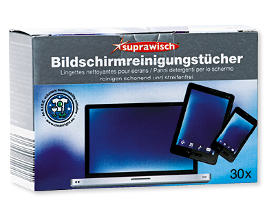 Salviettine per la pulizia degli schermi SUPRAWISCH(R)