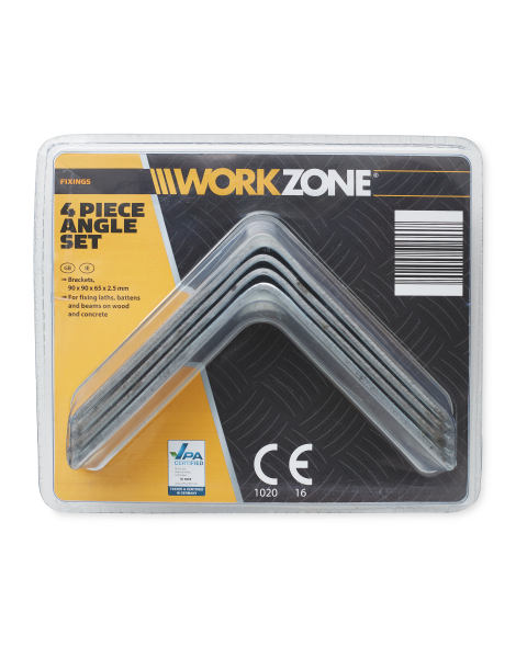 4 piece Angle Bracket Set