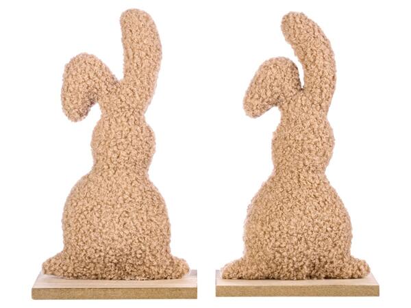 Wooden easter decoration, 2 pieces