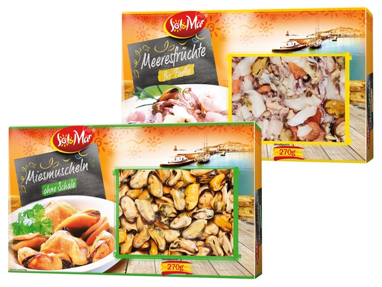 SOL & MAR Miesmuscheln/Meeresfrüchte
