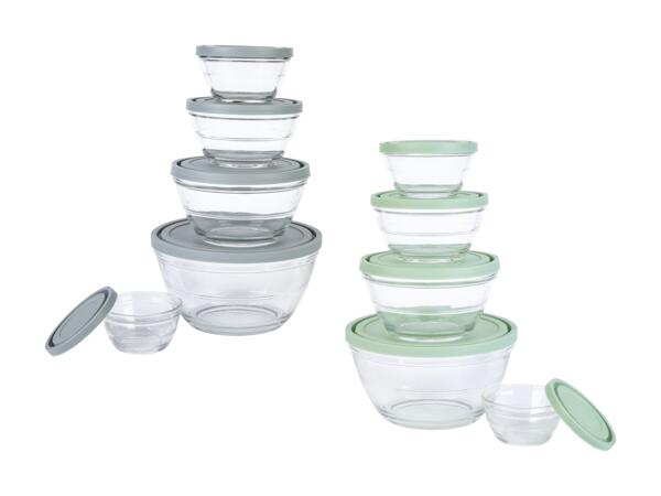 Bols en verre, set de 5