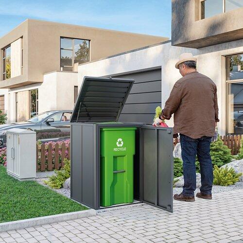 GFP Mülltonnenbox aus Stahl