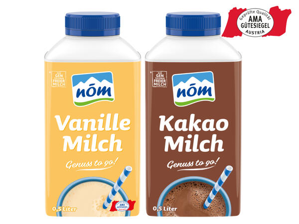 Nöm Kakao- oder Vanille Milch