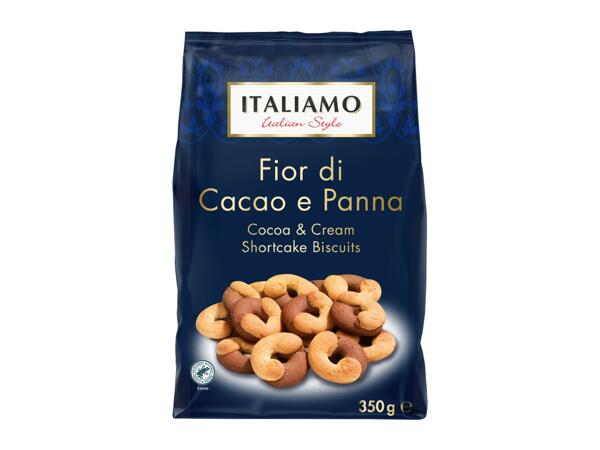 Italiamo Shortcake Biscuits With Cocoa & Cream