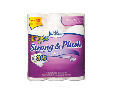Willow 12 Mega Roll 3-Ply Bath Tissue