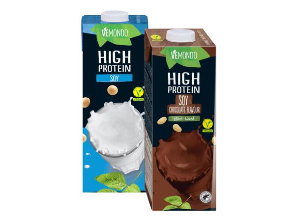 High protein soy drink
