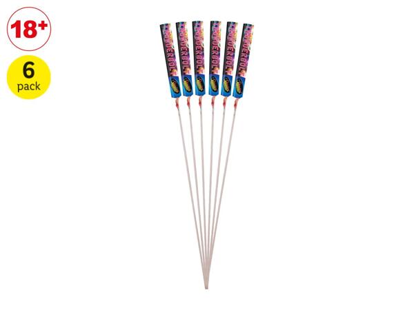 Standard Fireworks Thunderbolt Rockets - 6 Pack