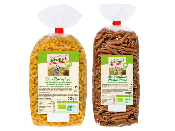 EIN GUTES STÜCK HEIMAT Bio-Dinkel-Vollkorn- oder Bio-Teigwaren